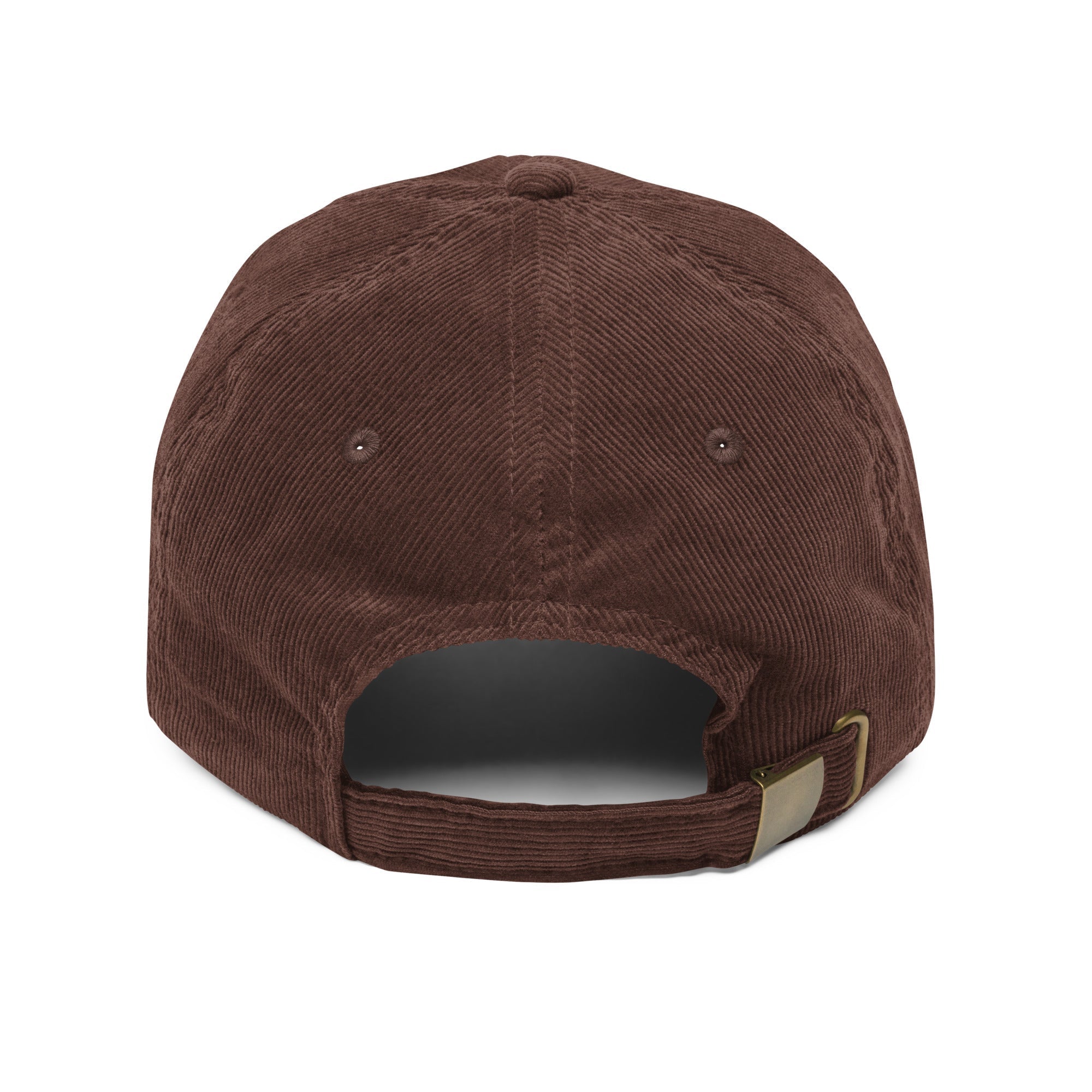 The Irish Exit Embroidered Logo Corduroy Cap - Brown