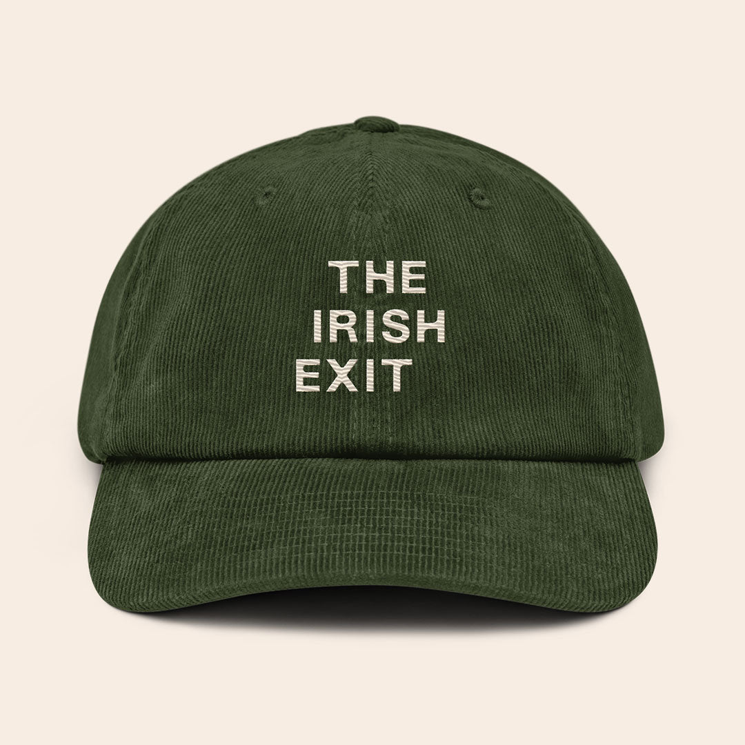 Embroidered Logo Beechfield Corduroy Cap - Brown