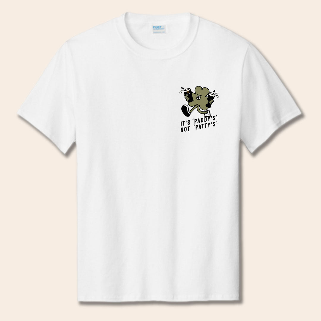 The Dead Rabbit - It's Paddy's Not Patty's T-Shirt - White