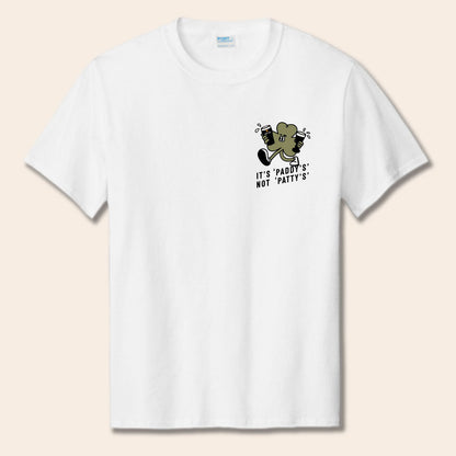 The Dead Rabbit - It's Paddy's Not Patty's T-Shirt - White