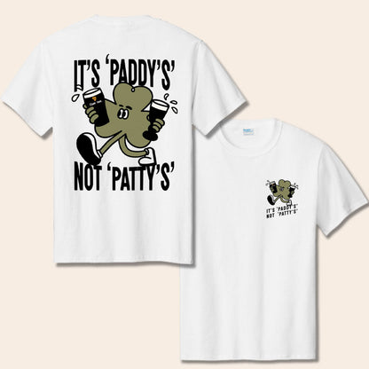 The Dead Rabbit - It's Paddy's Not Patty's T-Shirt - White