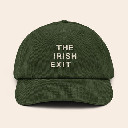 Embroidered Logo Beechfield Corduroy Cap - Brown