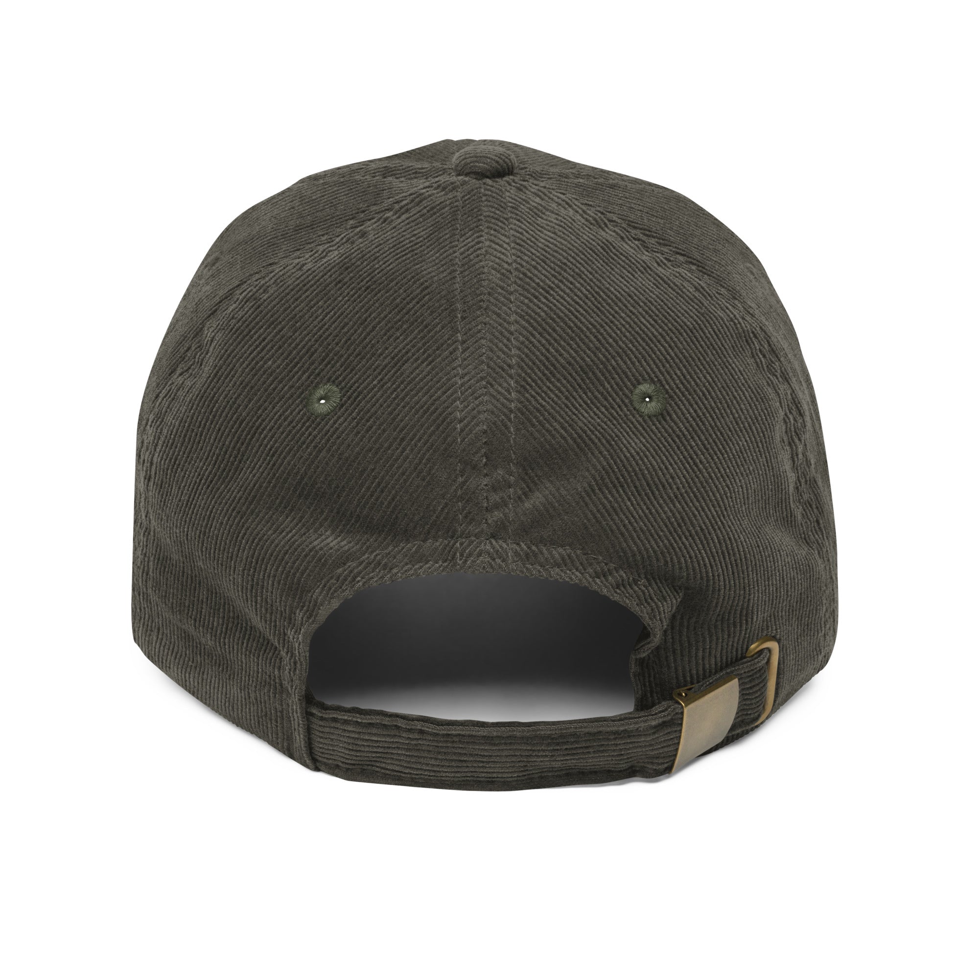 The Irish Exit Embroidered Logo Corduroy Cap - Olive