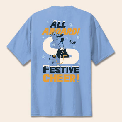 The Irish Exit - Polar Express T-Shirt - Light Blue