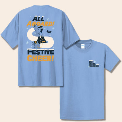 The Irish Exit - Polar Express T-Shirt - Light Blue
